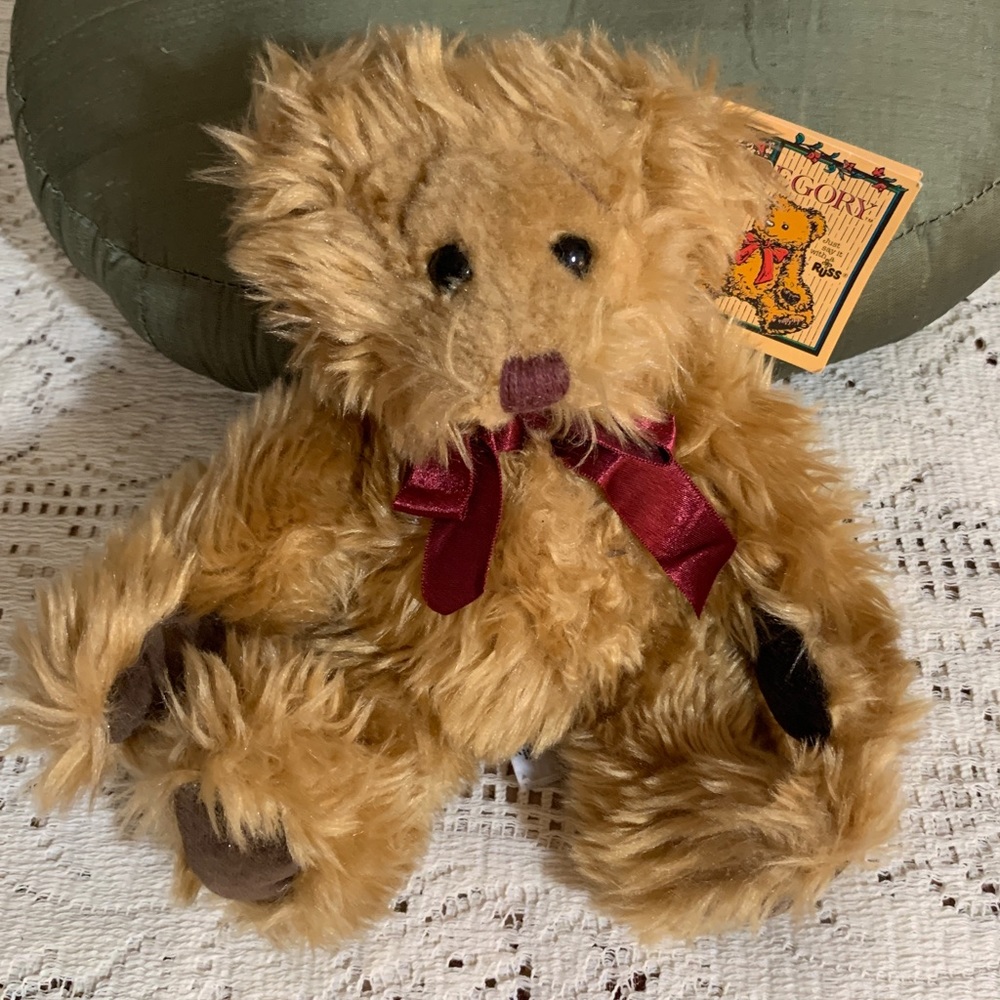 Vintage NWT Russ, Gregory Sm Teddy Bear